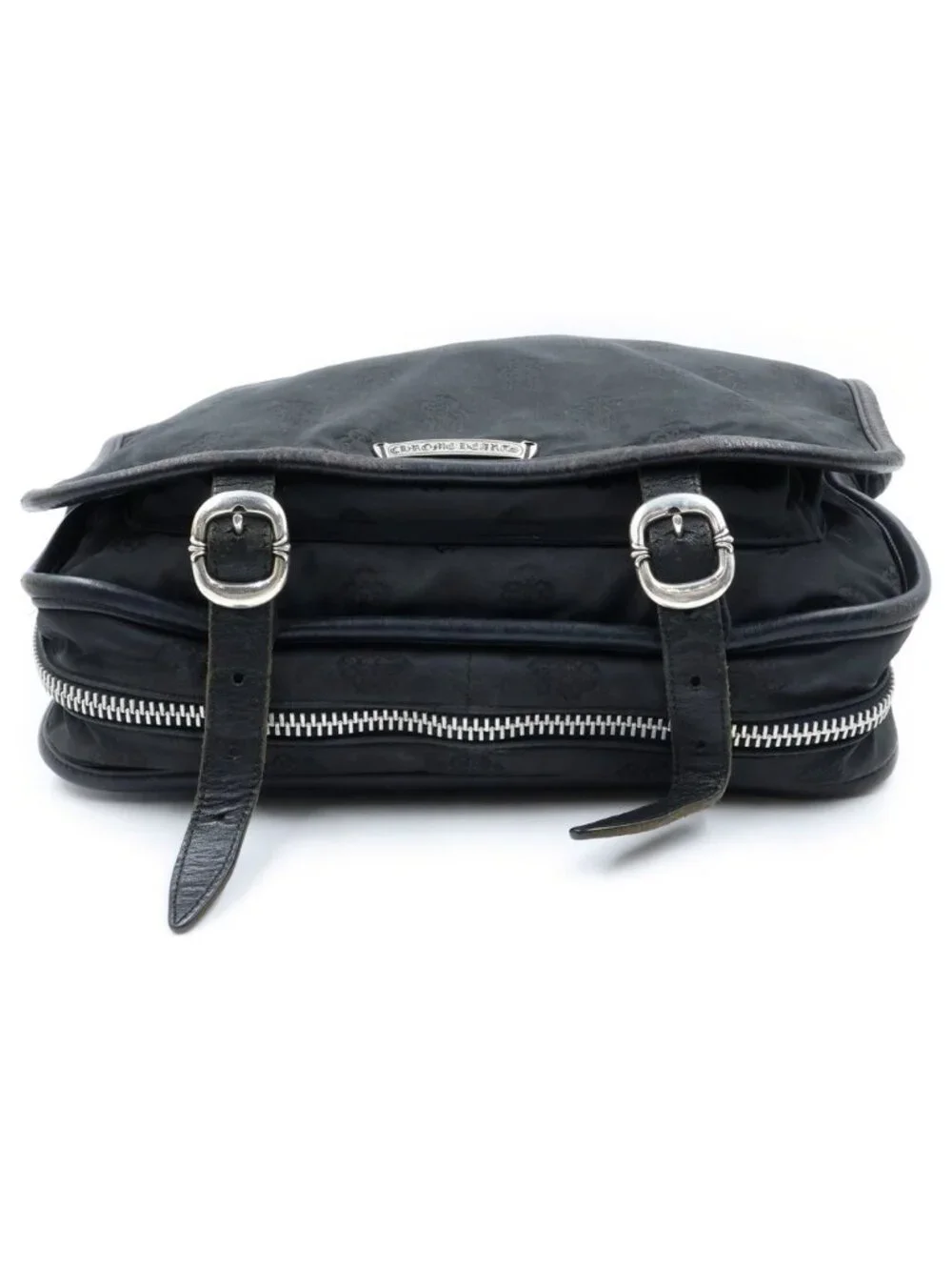 Chrome Hearts Shoulder Bag Sm Gunslinger Strap Shivin Dagger Nylon Black